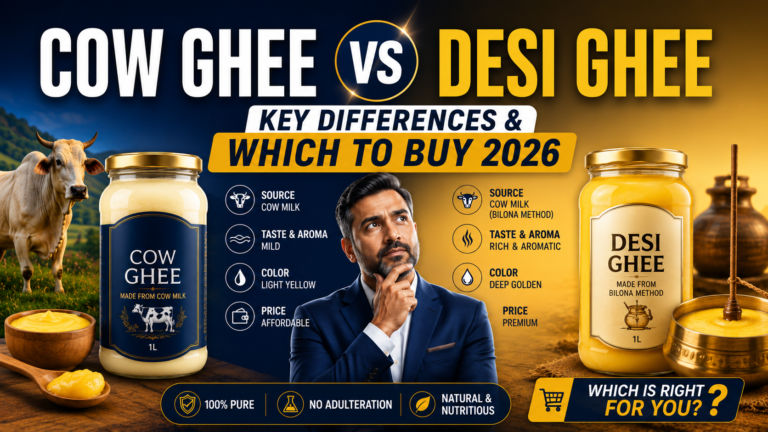 Cow Ghee vs Desi Ghee Key Differences & Which to Buy 2026